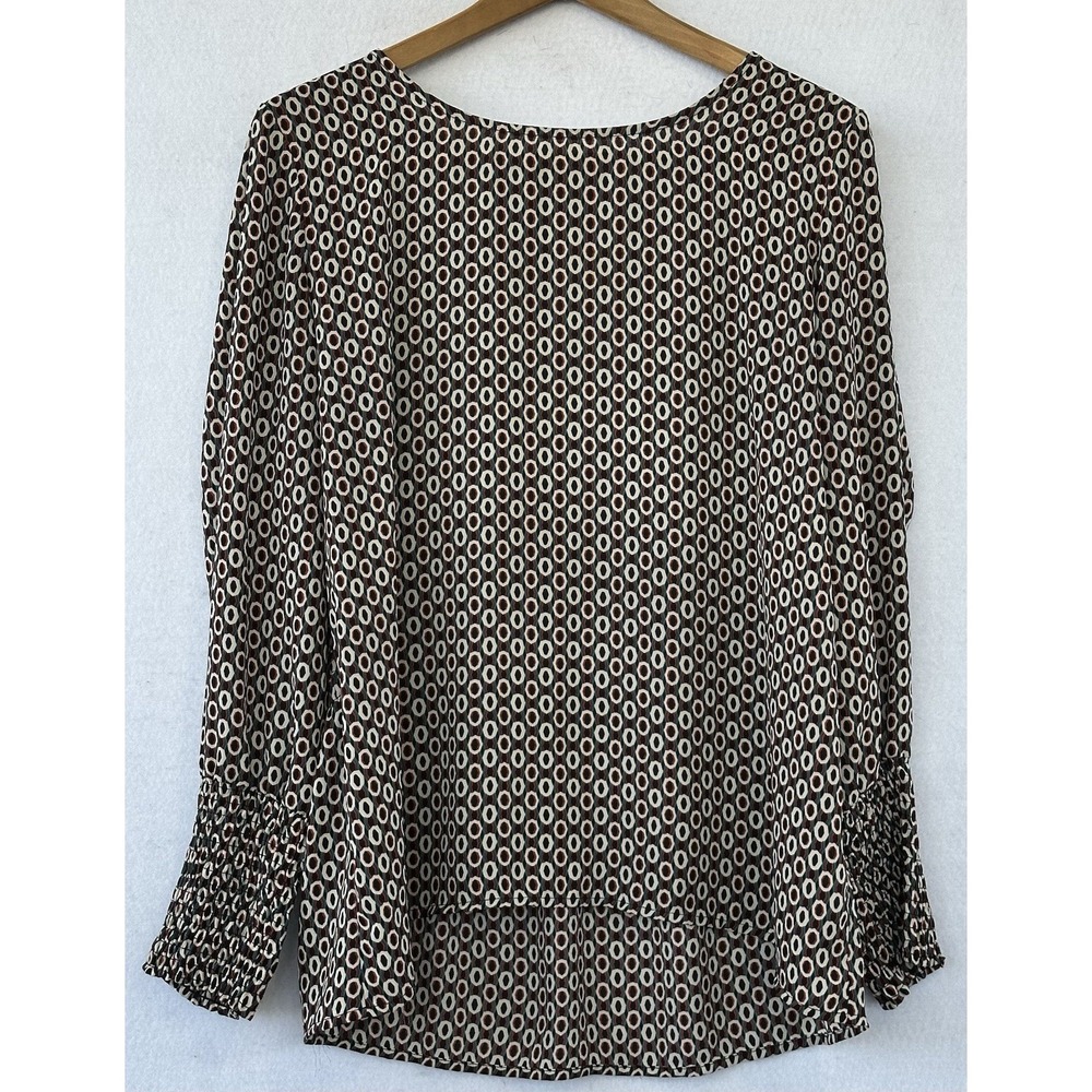 PLEIONE Business Office Blouse Top women’s L Church Professional Black